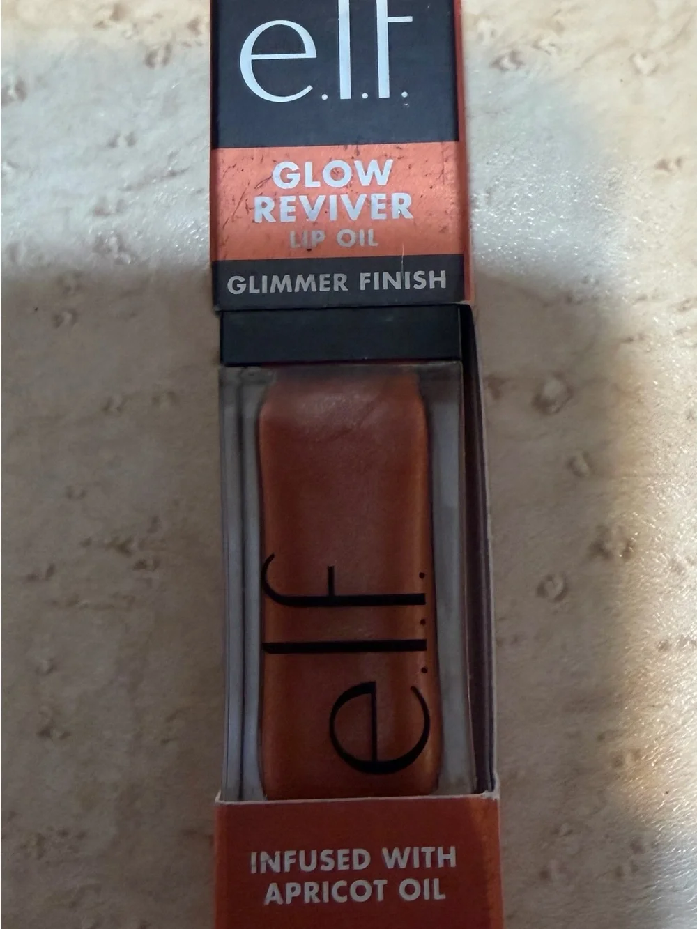e.l.f. Glow Reviver Lip Oil Glimmer Mint, Candy Coded, 0.25 fl oz